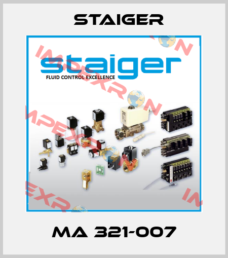 MA 321-007 Staiger