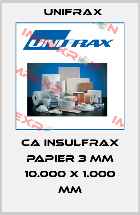 CA INSULFRAX PAPIER 3 MM 10.000 X 1.000 MM Unifrax
