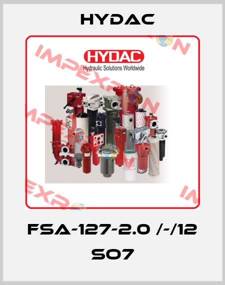 FSA-127-2.0 /-/12 SO7 Hydac