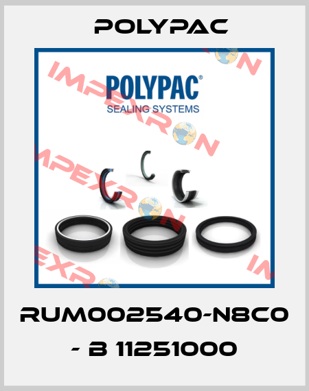RUM002540-N8C0 - B 11251000 Polypac