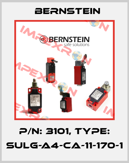P/N: 3101, Type: SULG-A4-CA-11-170-1 Bernstein