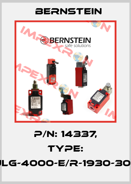 P/N: 14337, Type: SULG-4000-E/R-1930-30-01 Bernstein