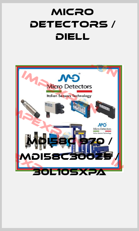 MDI58C 970 / MDI58C300Z5 / 30L10SXPA
 Micro Detectors / Diell