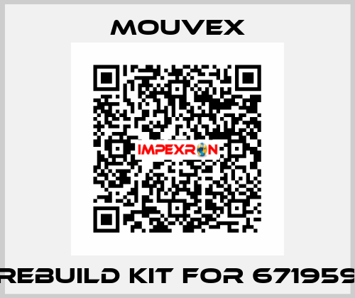Rebuild kit for 671959 MOUVEX