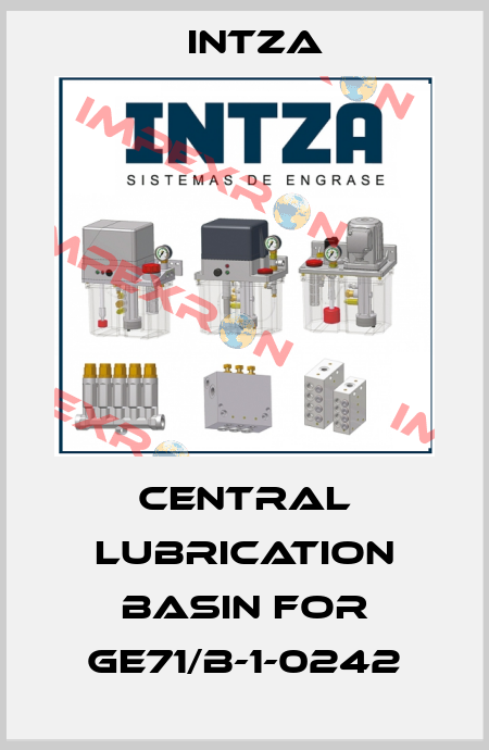 central lubrication basin for GE71/B-1-0242 Intza