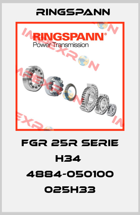 FGR 25R SERIE H34  4884-050100 025H33 Ringspann