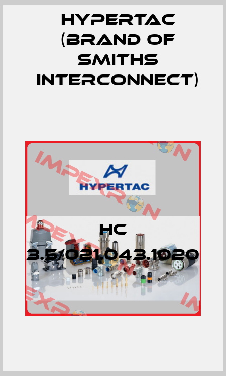 HC 3.5/021.043.1020 Hypertac (brand of Smiths Interconnect)