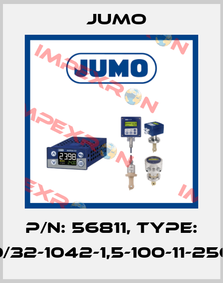 p/n: 56811, Type: 901250/32-1042-1,5-100-11-2500/000 Jumo