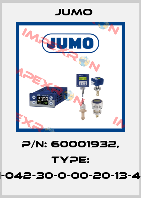 P/N: 60001932, Type: 603026/0120-1-042-30-0-00-20-13-46-150-15-6/000 Jumo