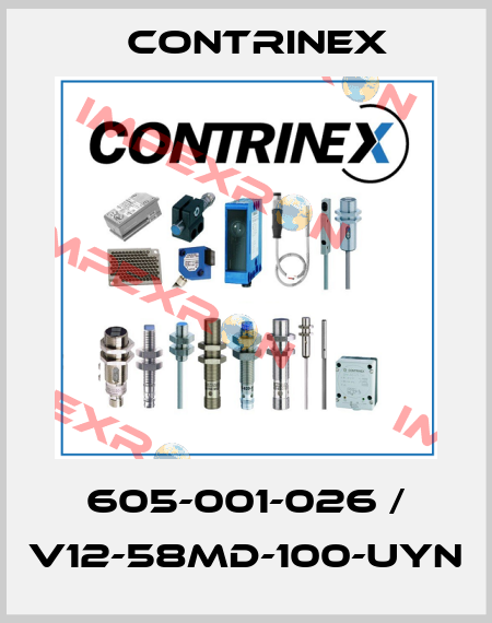 605-001-026 / V12-58MD-100-UYN Contrinex