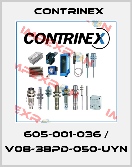 605-001-036 / V08-38PD-050-UYN Contrinex