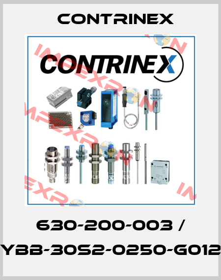630-200-003 / YBB-30S2-0250-G012 Contrinex