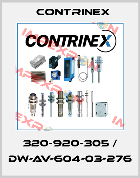 320-920-305 / DW-AV-604-03-276 Contrinex