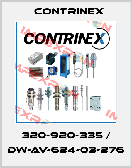 320-920-335 / DW-AV-624-03-276 Contrinex