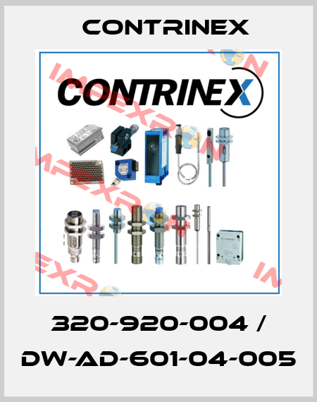 320-920-004 / DW-AD-601-04-005 Contrinex
