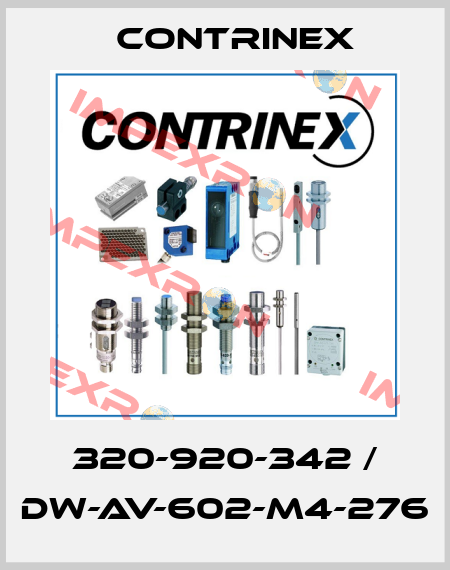 320-920-342 / DW-AV-602-M4-276 Contrinex