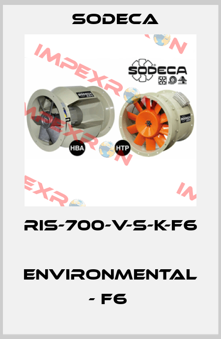 RIS-700-V-S-K-F6  ENVIRONMENTAL - F6  Sodeca