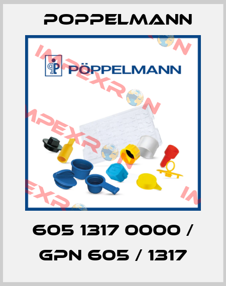 605 1317 0000 / GPN 605 / 1317 Poppelmann