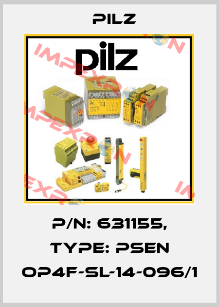 p/n: 631155, Type: PSEN op4F-SL-14-096/1 Pilz