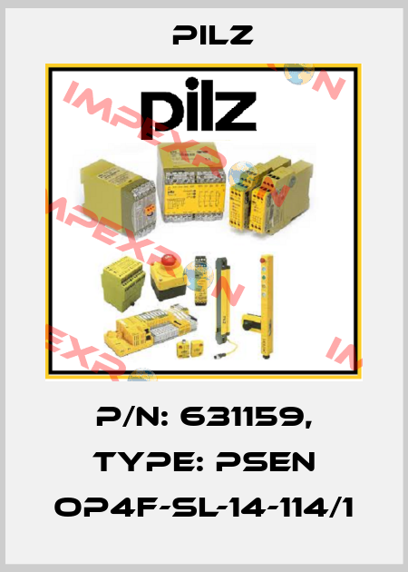 p/n: 631159, Type: PSEN op4F-SL-14-114/1 Pilz