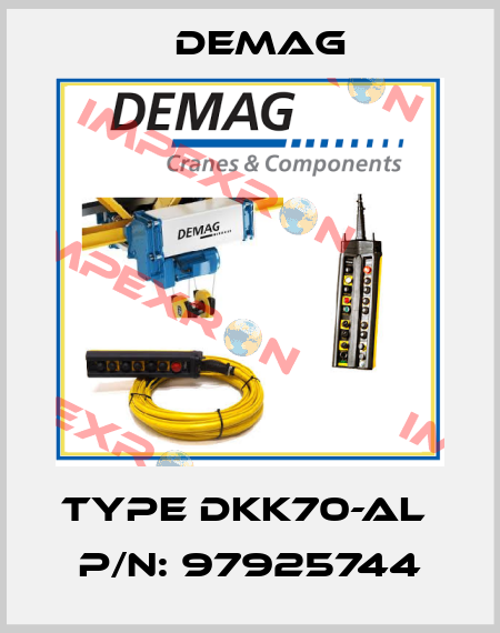 Type DKK70-AL  P/N: 97925744 Demag
