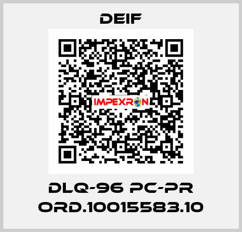 DLQ-96 pc-PR ord.10015583.10 Deif