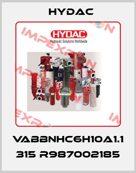 VABBNHC6H10A1.1 315 R987002185 Hydac