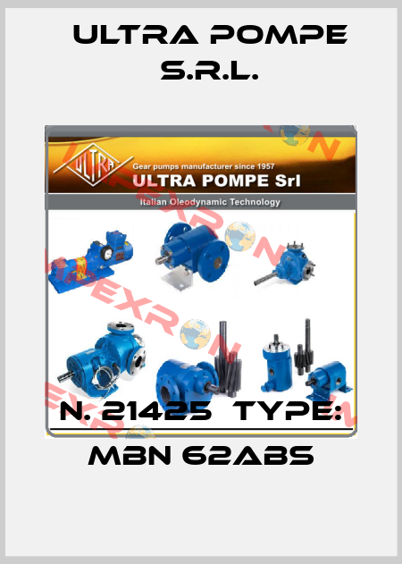 n. 21425  type: MBN 62ABS Ultra Pompe S.r.l.