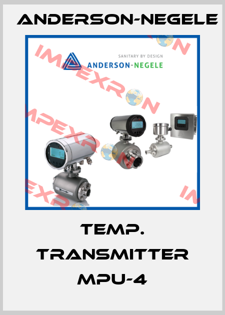 TEMP. TRANSMITTER MPU-4 Anderson-Negele