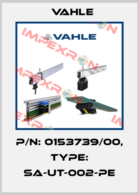 P/n: 0153739/00, Type: SA-UT-002-PE Vahle