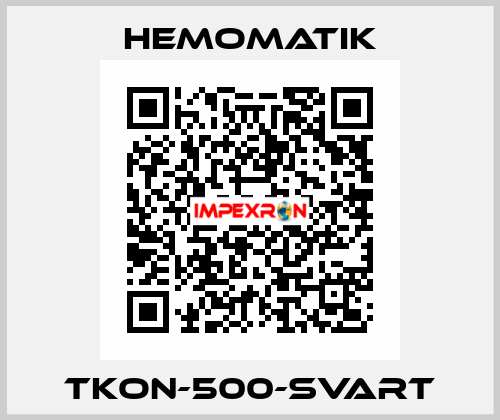 TKON-500-SVART Hemomatik