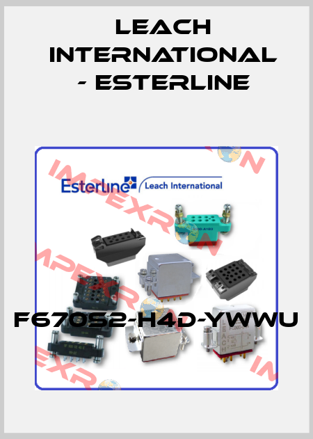 F670S2-H4D-YWWU Leach International - Esterline
