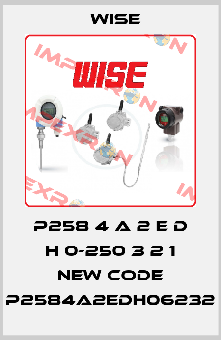 P258 4 A 2 E D H 0-250 3 2 1 new code P2584A2EDH06232 Wise