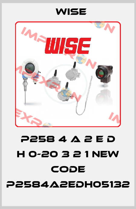 P258 4 A 2 E D H 0-20 3 2 1 new code P2584A2EDH05132 Wise