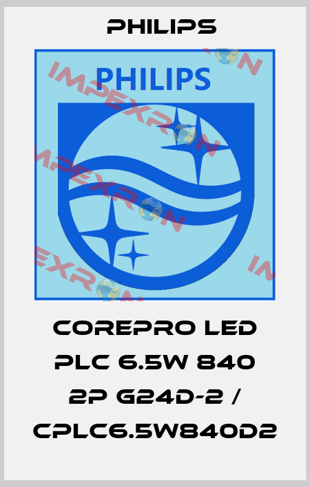 CorePro LED PLC 6.5W 840 2P G24d-2 / CPLC6.5W840D2 Philips
