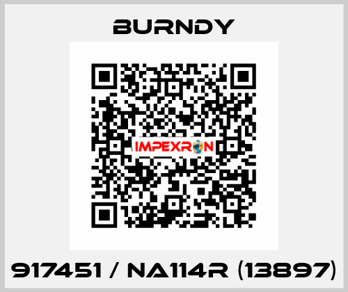 917451 / NA114R (13897) Burndy
