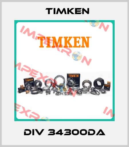 DIV 34300DA Timken