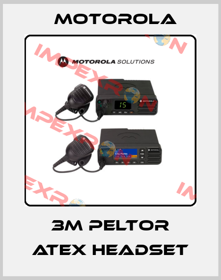3M Peltor Atex Headset Motorola