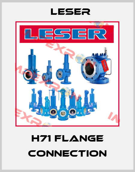 H71 Flange connection Leser