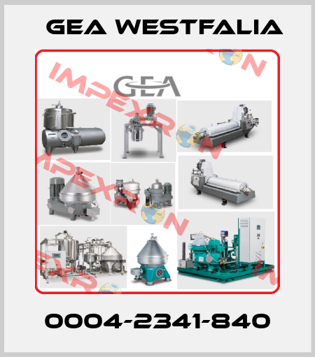 0004-2341-840 Gea Westfalia