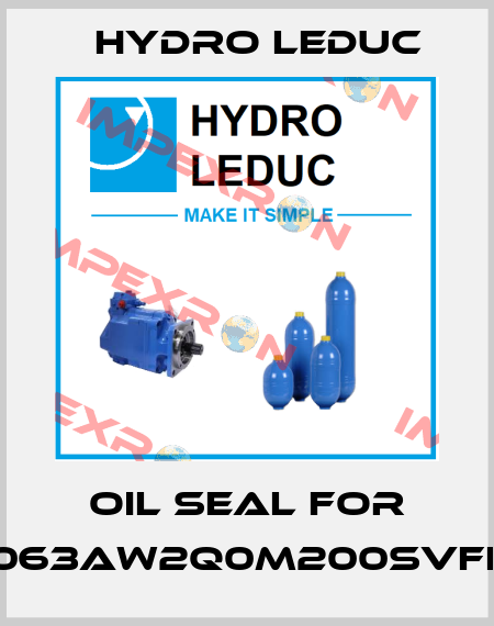 oil seal for M063AW2Q0M200SVFHP Hydro Leduc