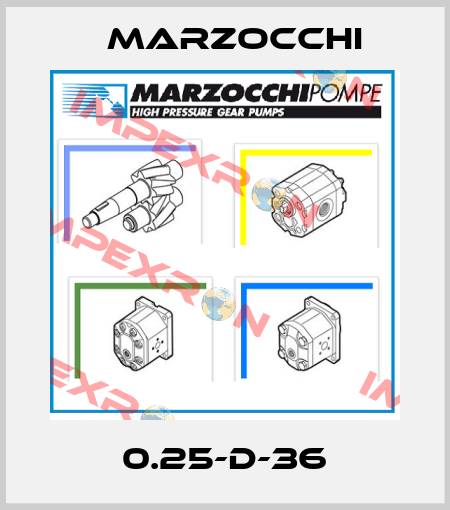 0.25 D 36 Marzocchi