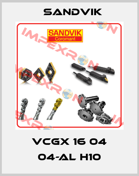 VCGX 16 04 04-AL H10 Sandvik
