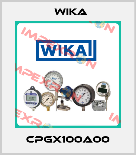 CPGX100A00 Wika