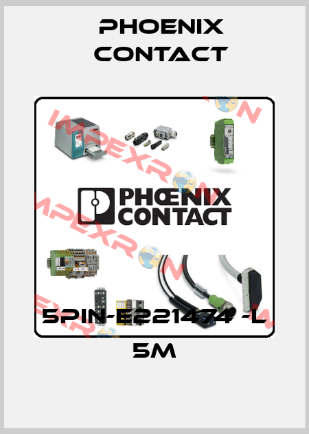 5PIN-E221474 -L 5M Phoenix Contact