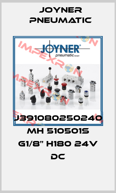 J391080250240     MH 510501S G1/8" H180 24V DC Joyner Pneumatic