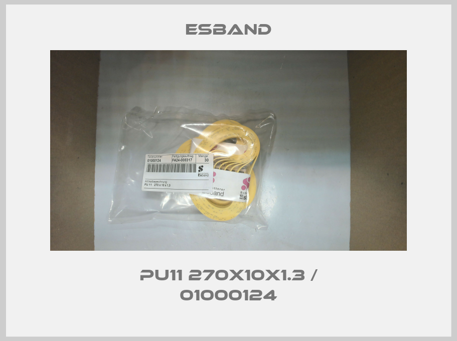 PU11 270x10x1.3 / 01000124 Esband