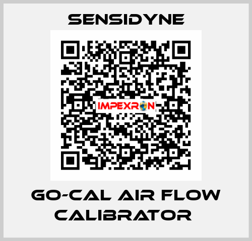 Go-Cal Air Flow Calibrator  Sensidyne