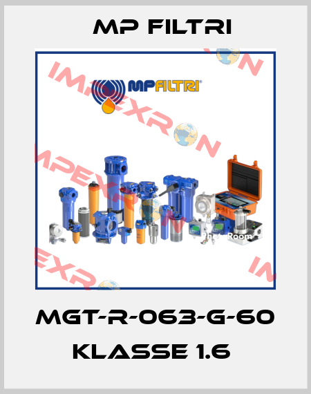 MGT-R-063-G-60   Klasse 1.6  MP Filtri