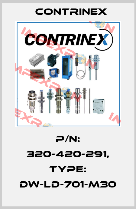 p/n: 320-420-291, Type: DW-LD-701-M30 Contrinex